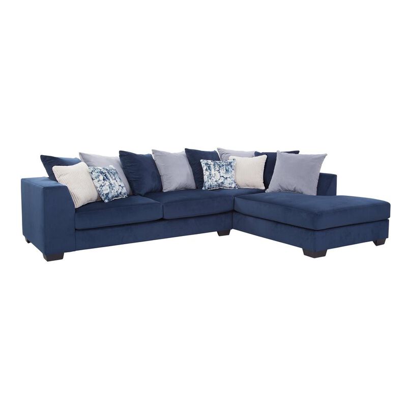 American Furniture Classics American Furniture L Shaped Sectional Sofa with 8 Back Pillows and 4 Accent Pillows