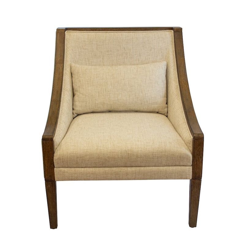 American Furniture Classics Os Home Occasional Side Accent Chair Desert Ivory