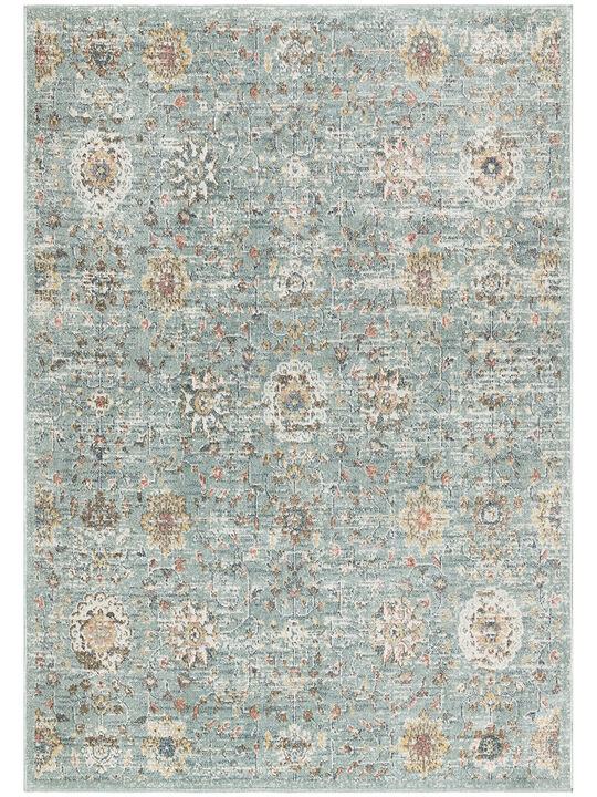 Washable Decor WSD14 Blue 9' x 12' Rug