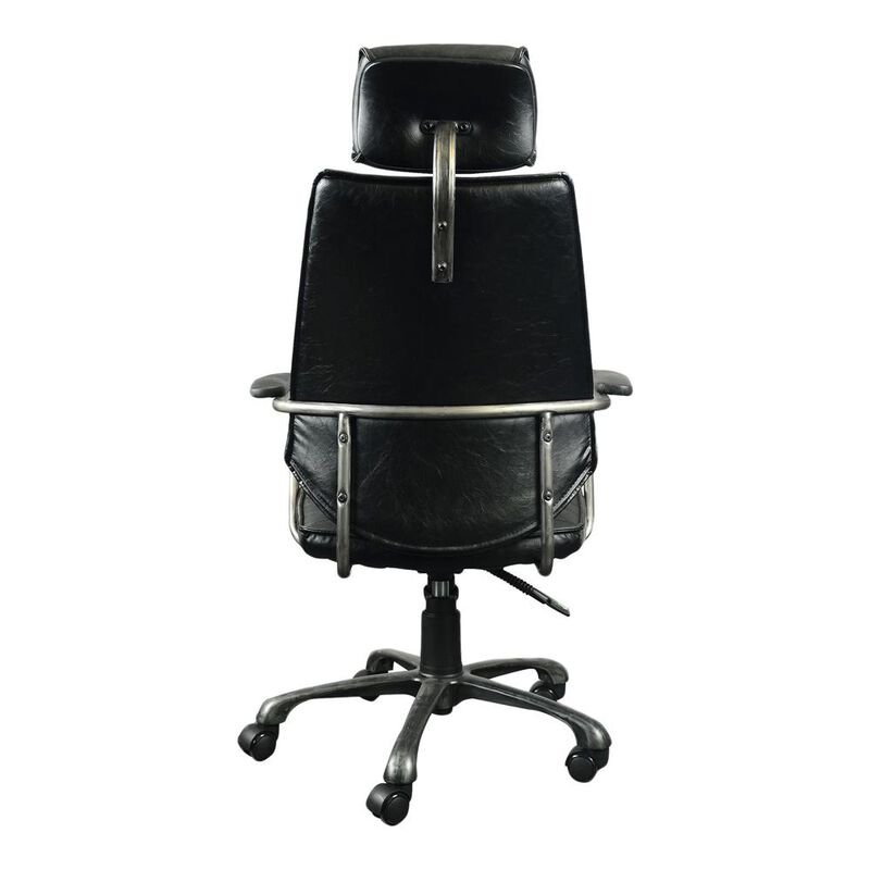 Luxury Black Leather Executive Office Chair - Elite Collection, Belen Kox image number 3