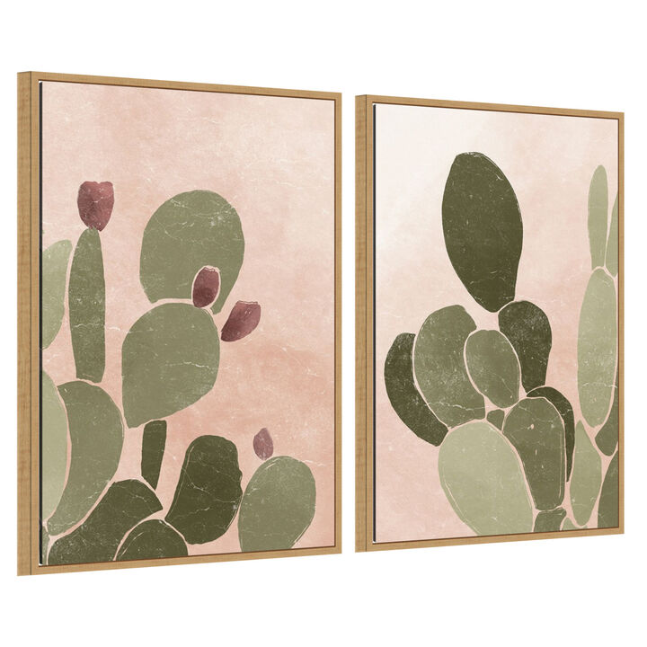 Desert Cactus II & III 2 Piece