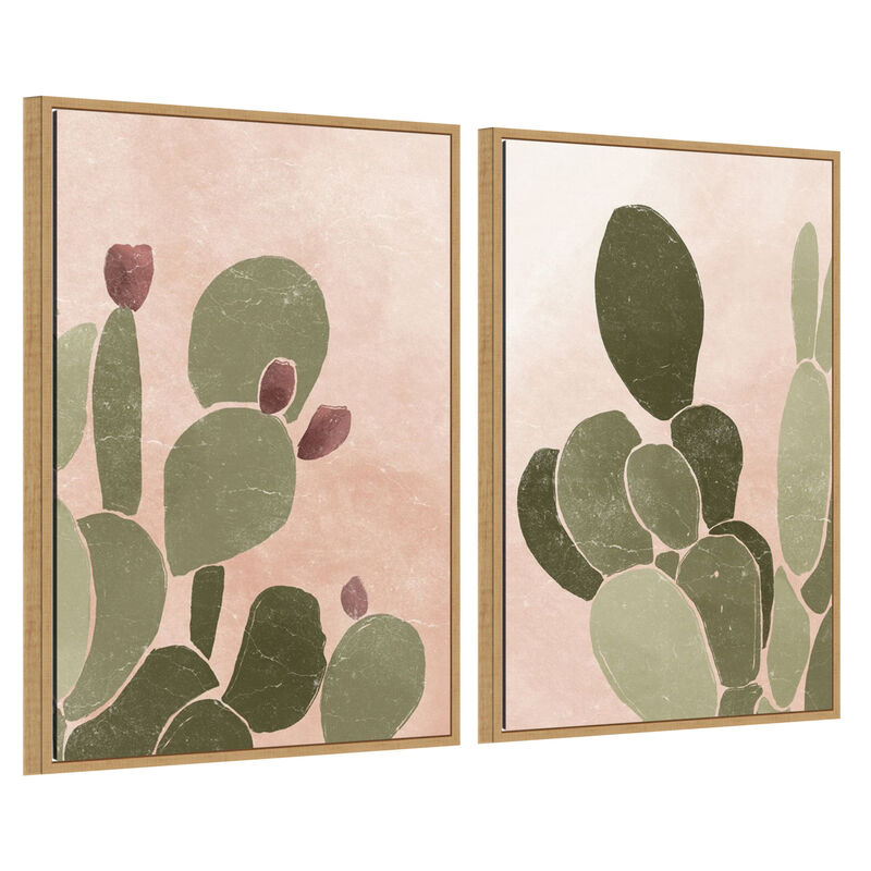 Desert Cactus II & III 2 Piece image number 0
