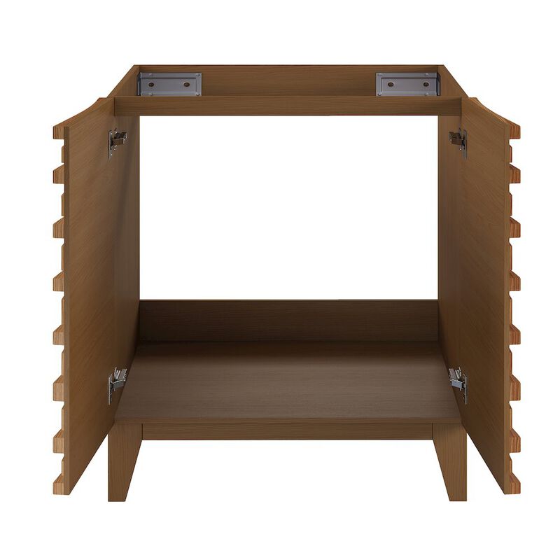 Cascade 30" Freestanding Bathroom Vanity Cabinet without Top in Brown Oak image number 5