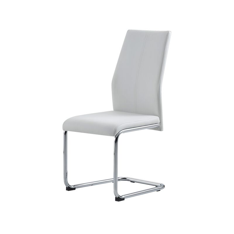 Dining Side Chairs Set of 4, Upholstered Faux Leather Seating for Home image number 2