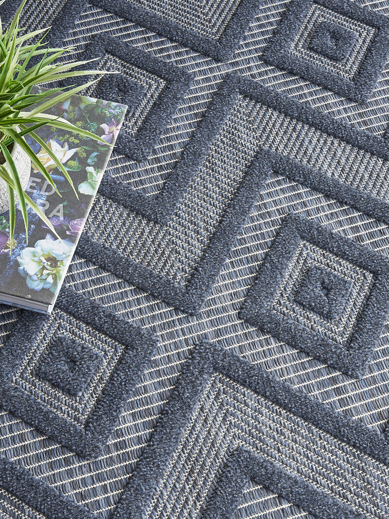 Versatile NRV01 Navy/Blue 9' x 12' Rug