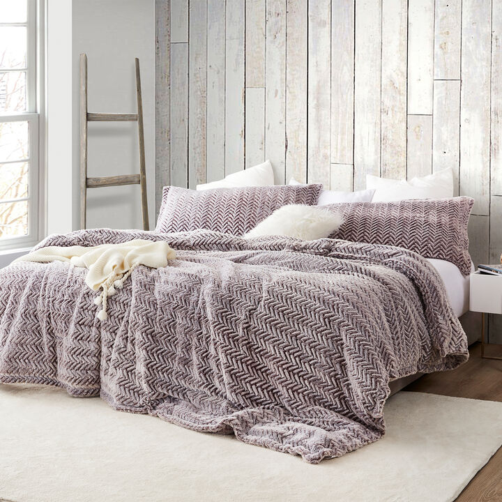 Cozy Peaks - Coma Inducer® Oversized Comforter - Chevron Frosted Sierra.