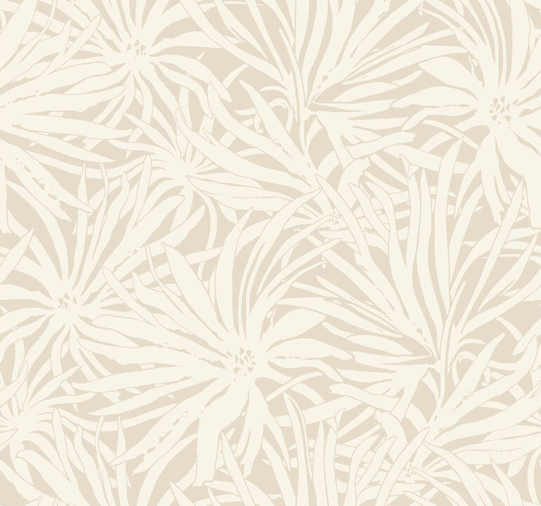 Floral Canopy Linen Wallpaper