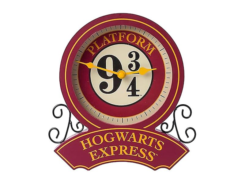 Silver Buffalo Harry Potter Platform 9 3 4 Station Wall Clock 9 X 8 Inch image number 0