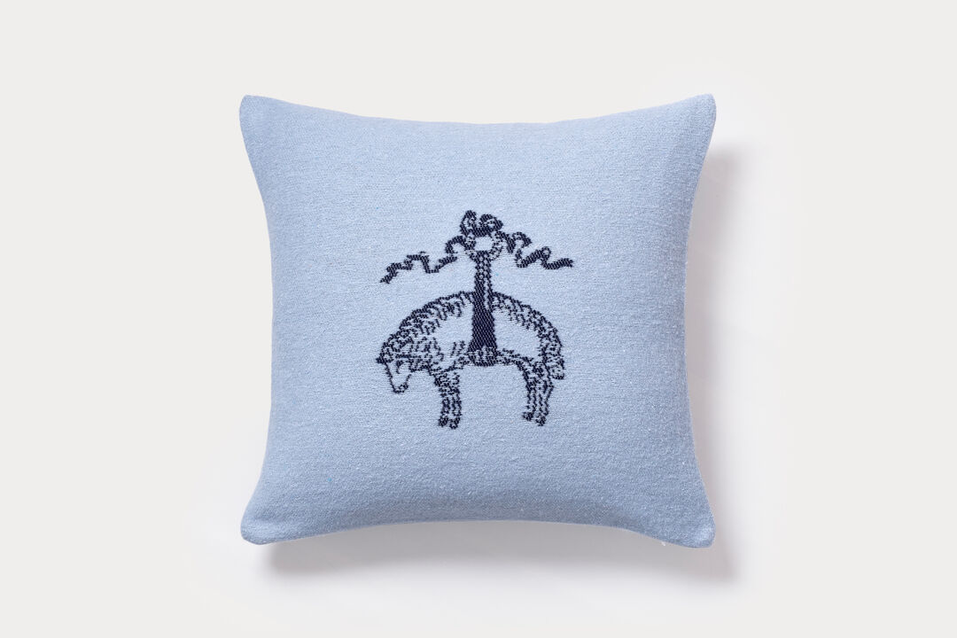 Brooks Brothers Signature Logo Decorative Pillow
