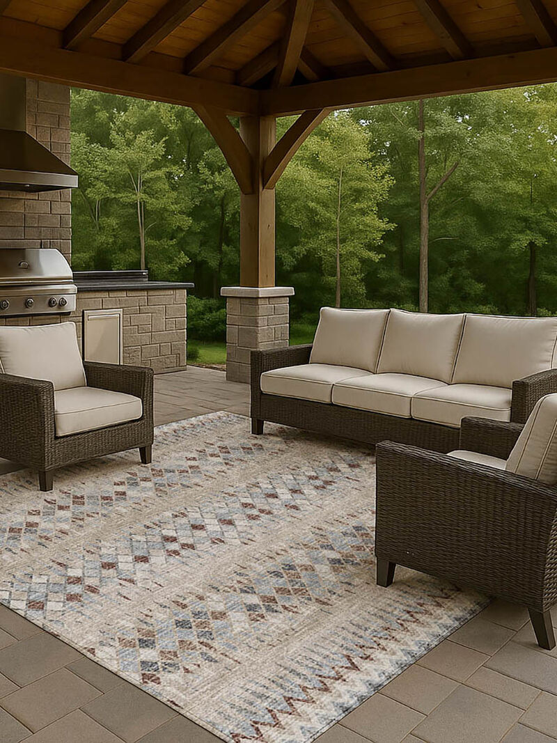 Winslow WL5 Taupe 10' x 14' Rug