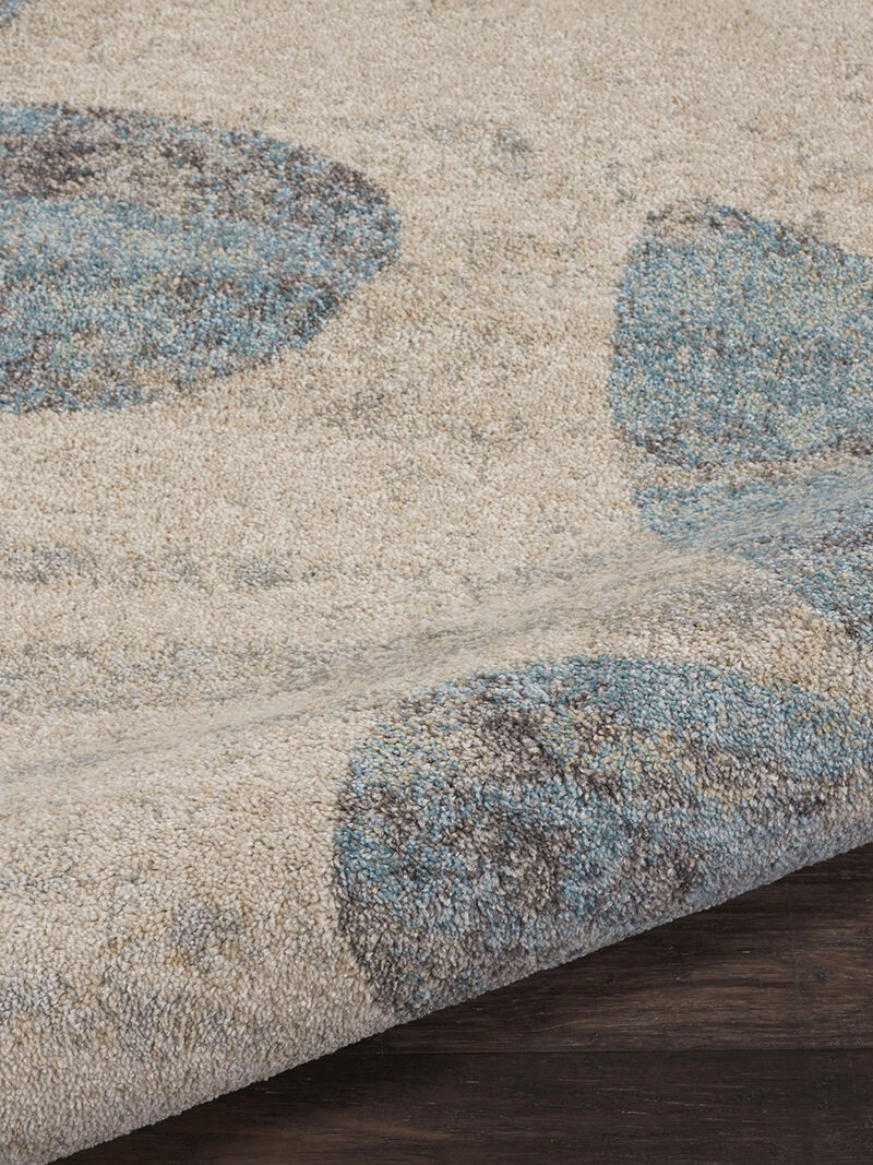 Tranquil TRA01 Ivory/Light Blue 8'10" x 11'10" Rug image number 5