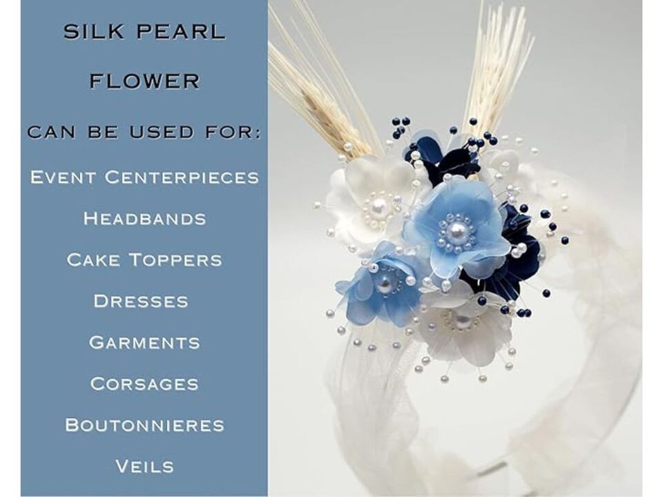 72 Piece Artificial Flowers Wedding Centerpiece Decor Silk