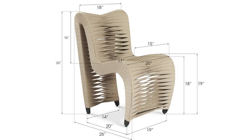 Seat Belt Dining Chair