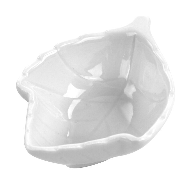 Martha Stewart 4 Piece Ceramic Tidbit Dish Set in White