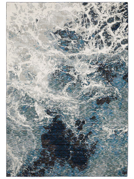 Evolution 3'3" x 5'2" Blue Rug