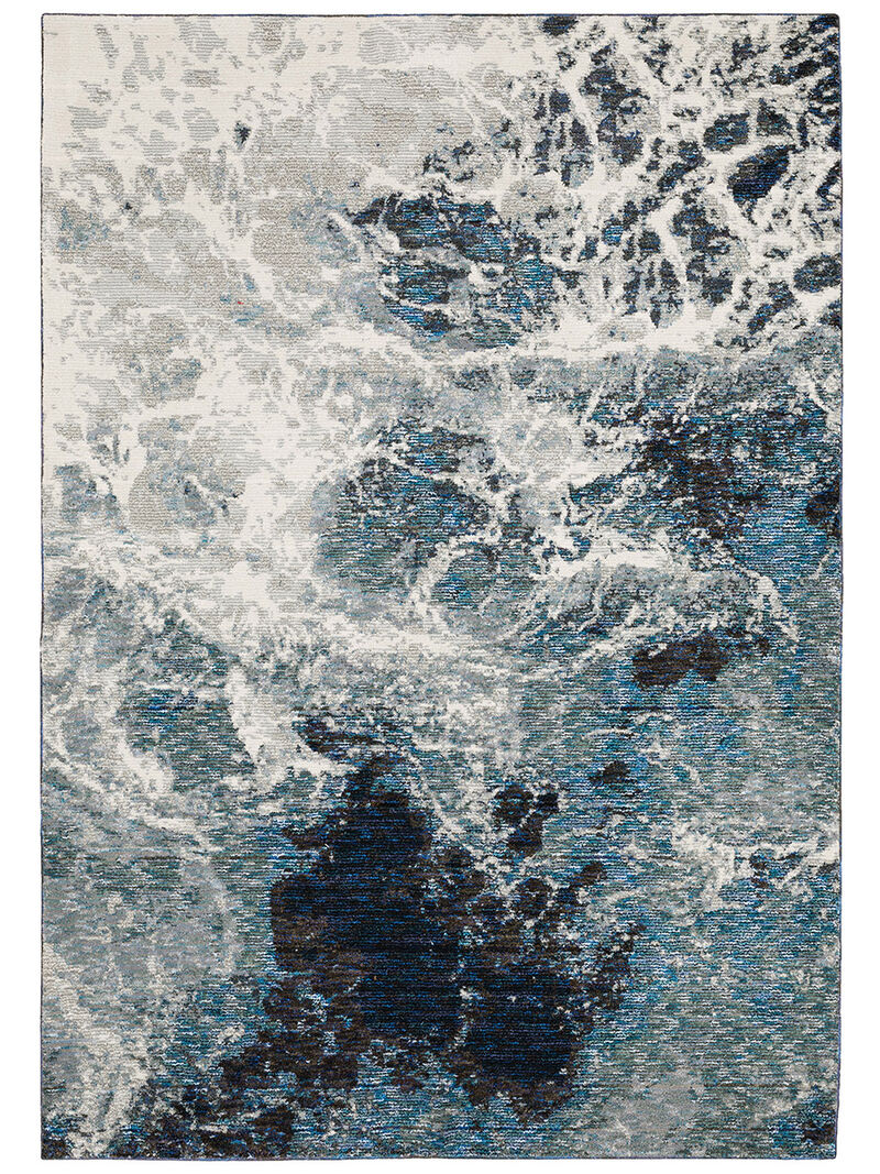Evolution 3'3" x 5'2" Blue Rug