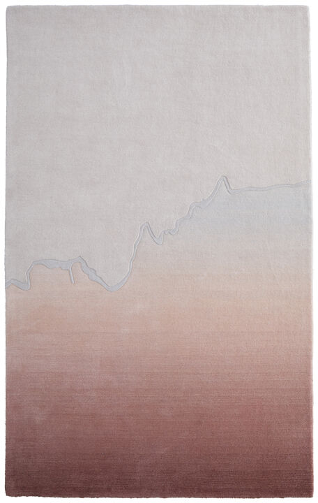 HomeRoots Ombre Hand Tufted Area Rug