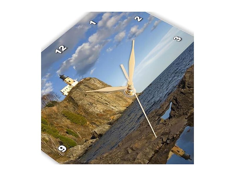 Minnesota Split Rock Lighthouse Lake Wall Clock 10 Inch Home Decor image number 3