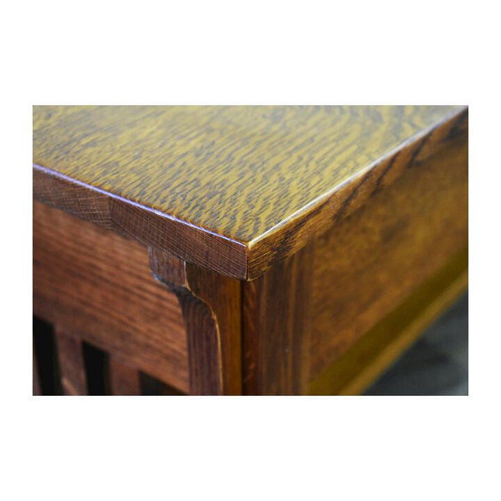 Crafters and Weavers Mission Crofter Style 1 Drawer Coffee Table - Michael's Cherry