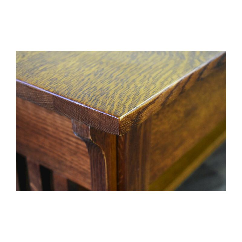 Crafters and Weavers Mission Crofter Style 1 Drawer Coffee Table - Michael's Cherry