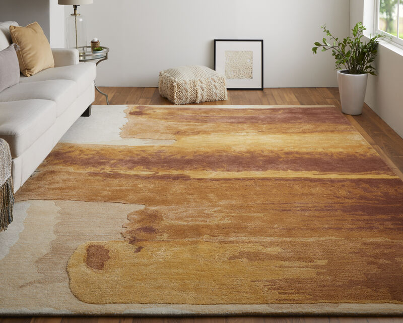 Anya 8921F Red/Orange/Ivory 8' x 10' Rug