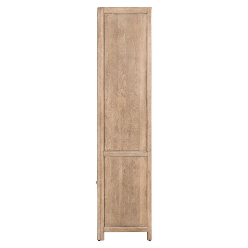 Liberty Furniture Bookcase Home Office Adjustable Shelves Display with Storage - Barley Birch Wood image number 3