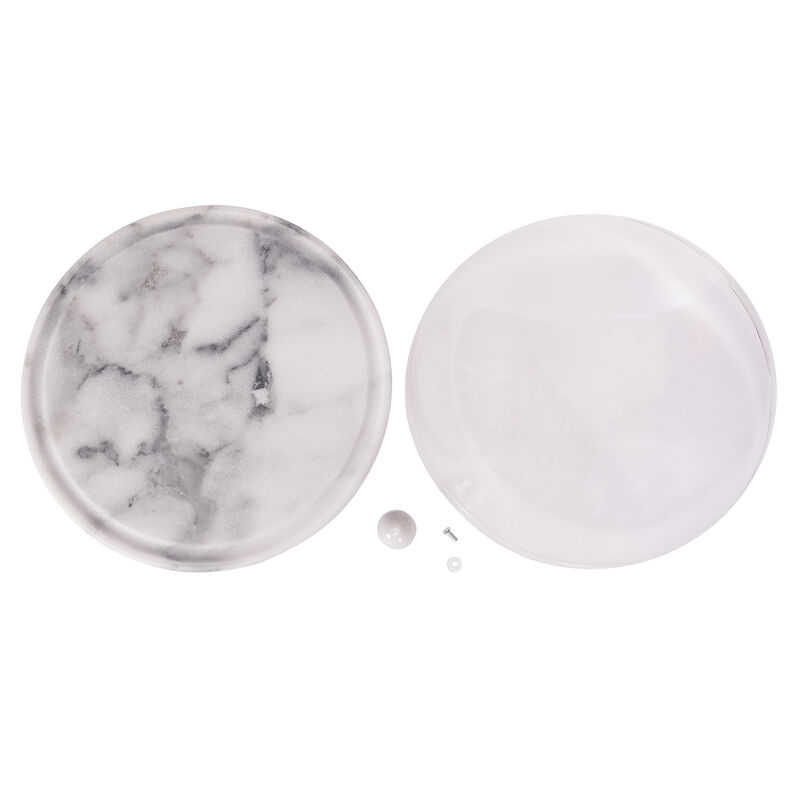 Saboga Home&trade; Marble Plate with Acrylic Dome image number 3