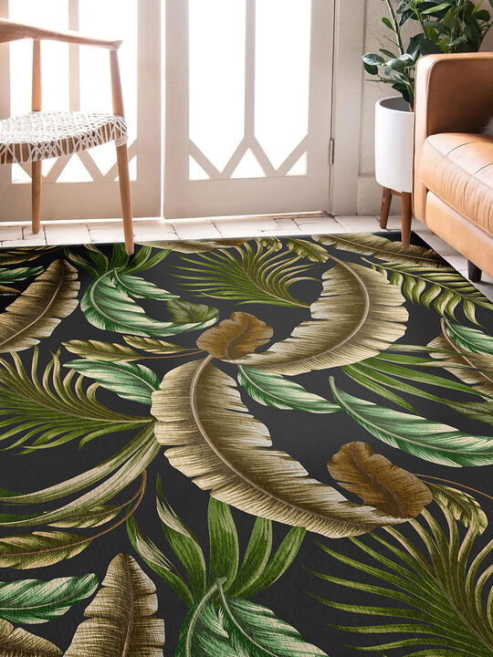 Tropics TC1 Black 8' x 10' Rug