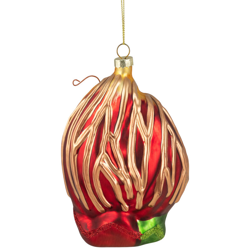 6" Religious Holy Family Glass Nativity Christmas Ornament image number 6
