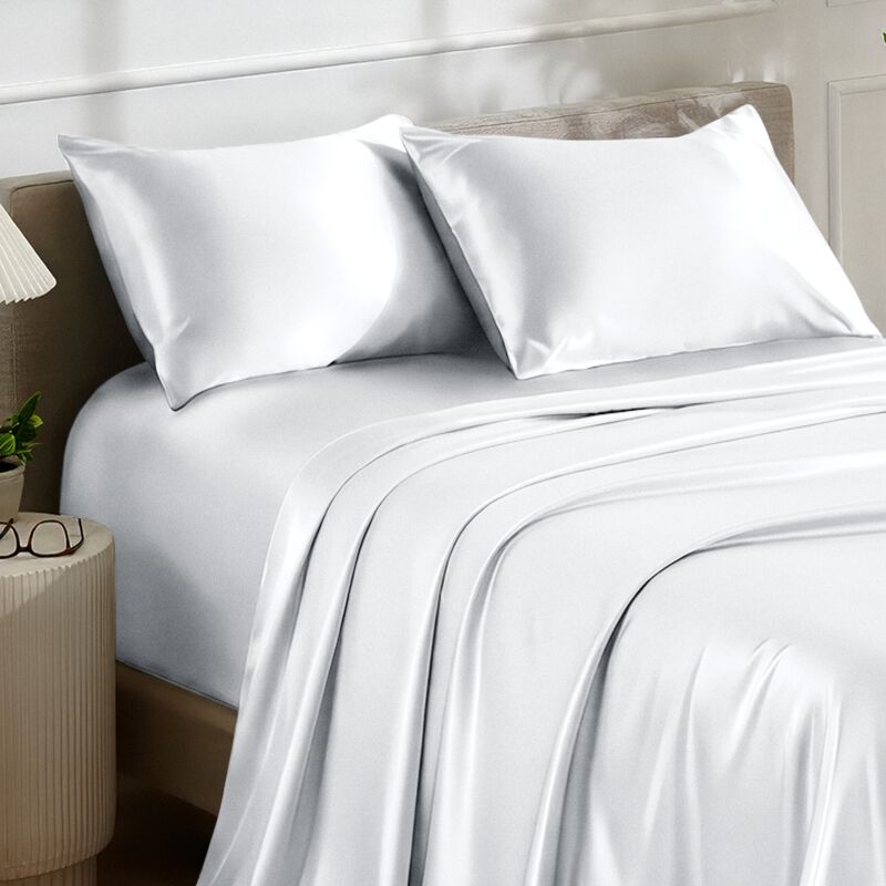 Silky-Smooth Satin Sheet Set image number 1