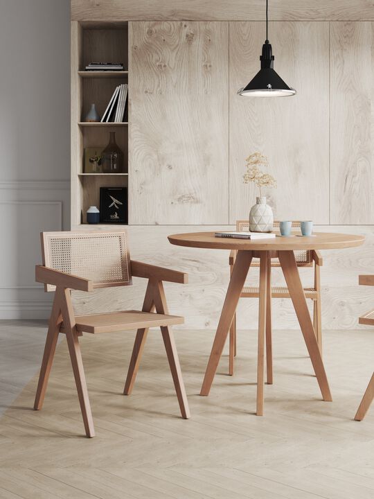 Hamlet Brown Dining Arm Chair