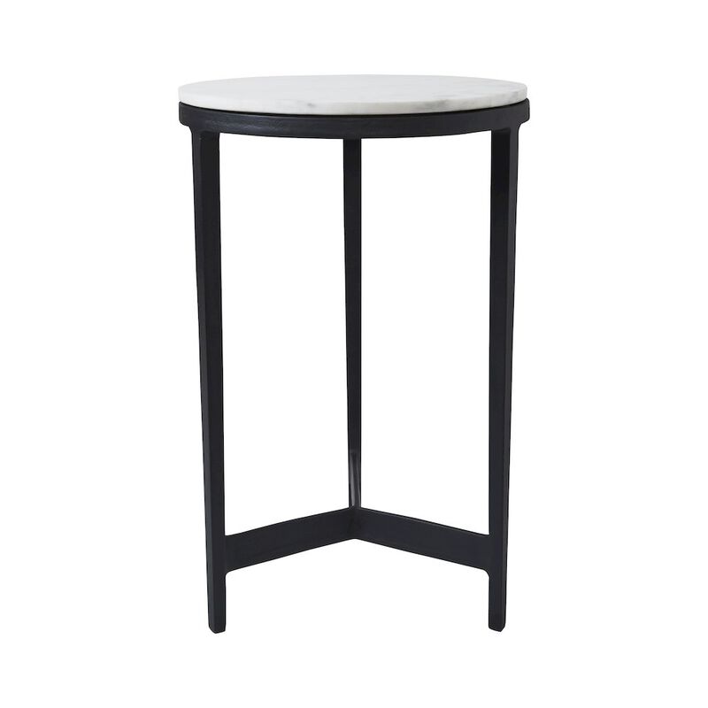 Renwil Arryn Side Table In Black Color