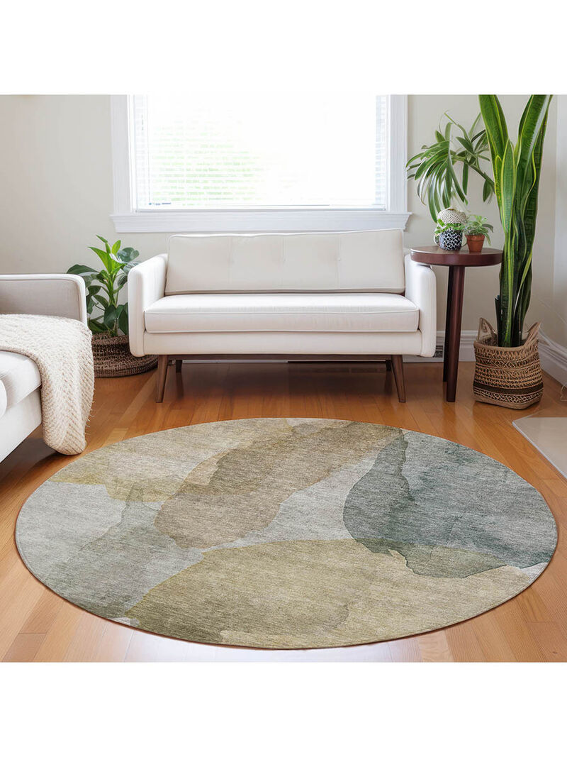 Ravenna RN12 Wheat 8' Round Rug