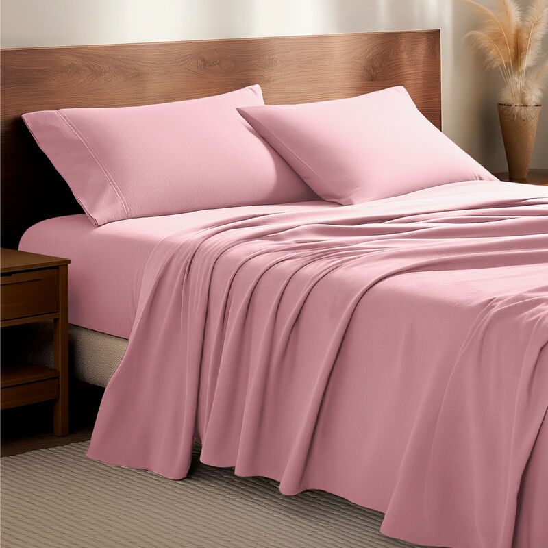 Soft & Cozy 100% Cotton Flannel Sheet Set image number 1