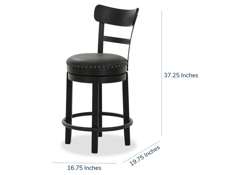 Valebeck Upholstered Swivel Stool
