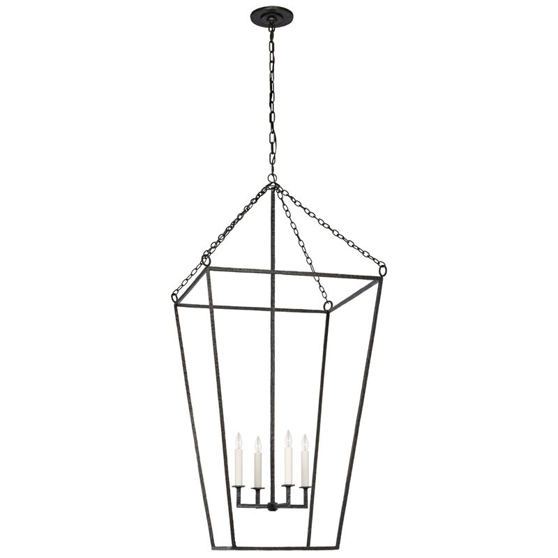 Malloy 23" Open Frame Forged Lantern