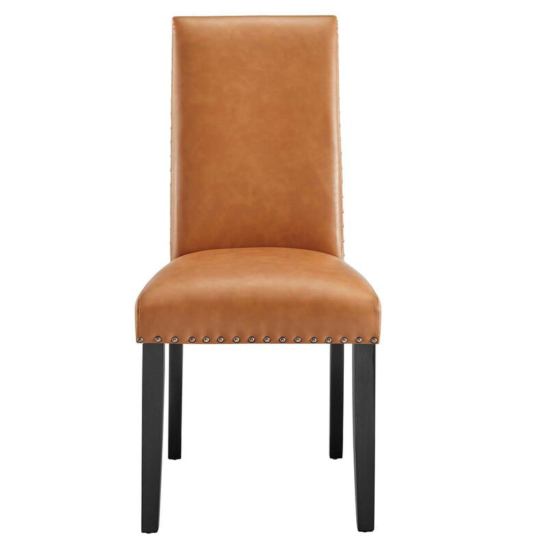 Parcel Dining Vinyl Side Chair-Benzara image number 4