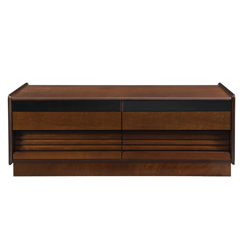 Merax High-End Vintage-Style Rectangular Coffee Table image number 0