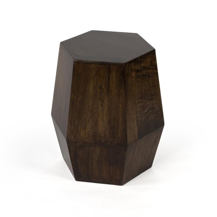 Butler Specialty Gulchatai Wood Finish Side Table, Dark Brown