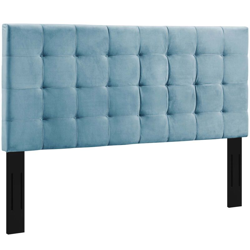 Modway - Paisley Tufted Full / Queen Upholstered Performance Velvet Headboard image number 1
