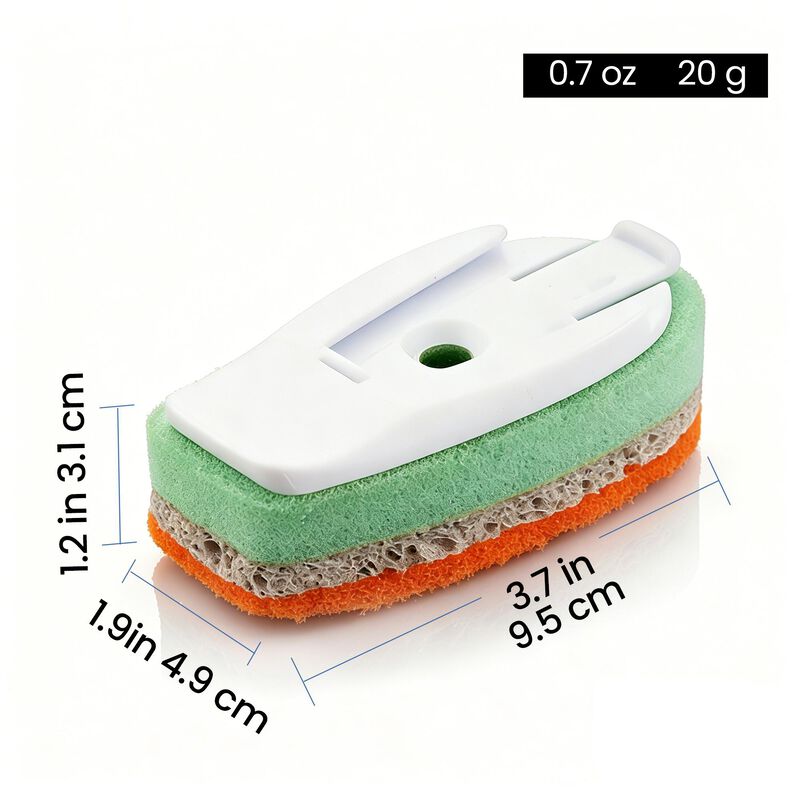 Gourmet Easy Dishwand Sponge Refills for Soap Dispenser, Non-Scratch, 6Pack image number 3