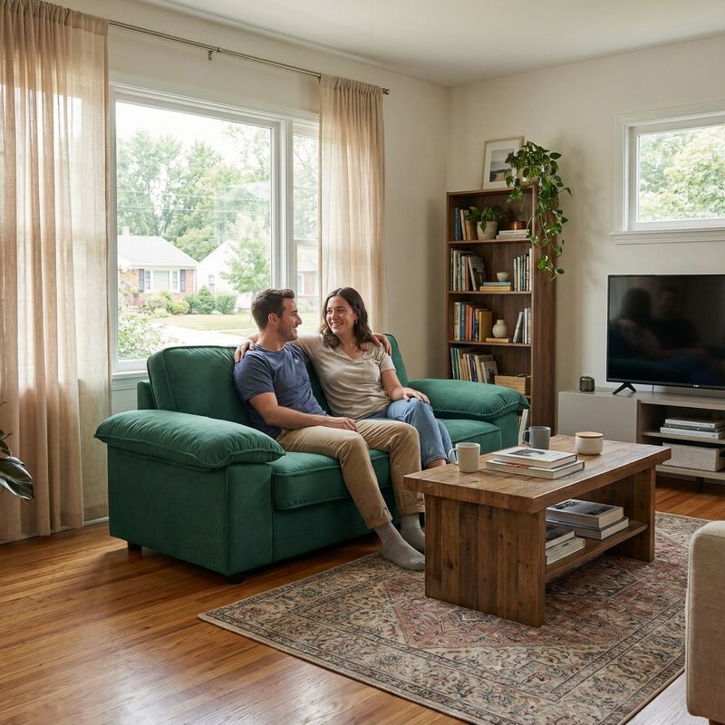 Jigkab Cozy Deep-Seated Loveseat image number 4