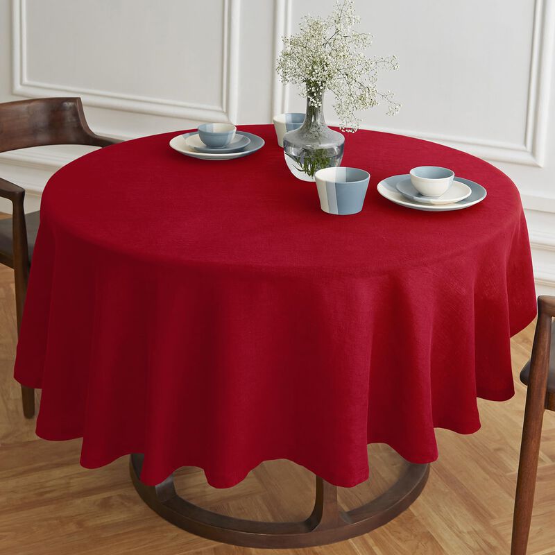 Linen Round Tablecloth - Sonoma image number 0