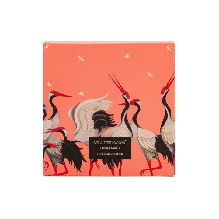 Candle in Jar JUNGLETOPIA FLAMINGO PINK 650gr