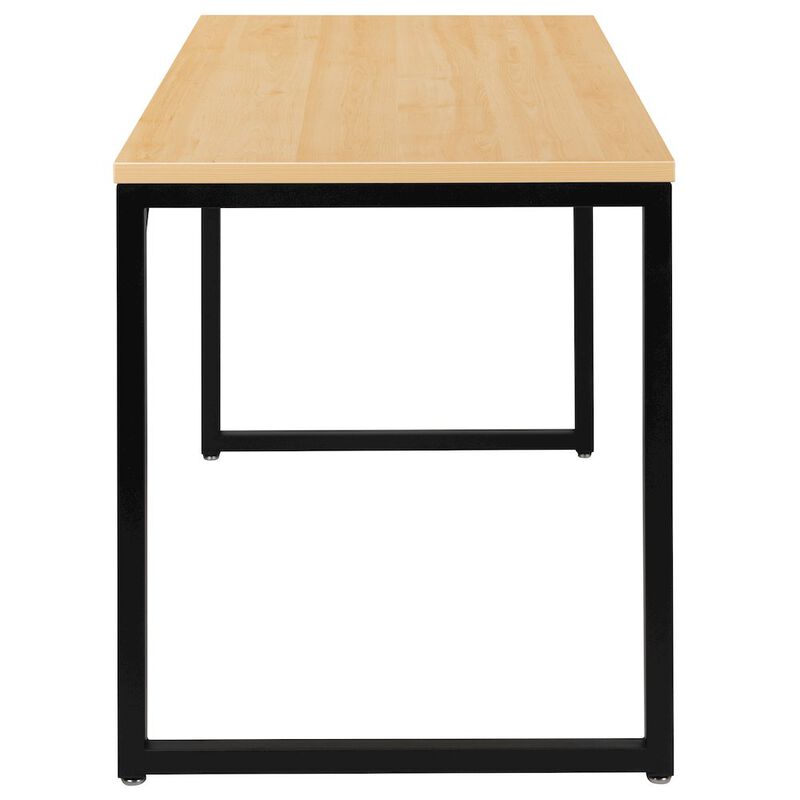 Flash Furniture Office Computer Desk and Home Office Desk - 47" Long (Maple/Black) image number 3