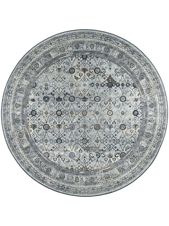 Jericho JC7 Pewter 4' Rug