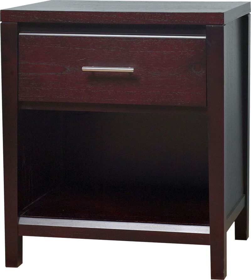 Nevis One Drawer Nightstand in Espresso