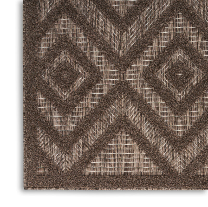 HomeRoots Geometric Indoor Outdoor Area Rug image number 3