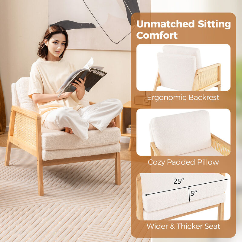 Mid-Century Modern Accent Chair for Stylish and Comfortable Living Room Seating