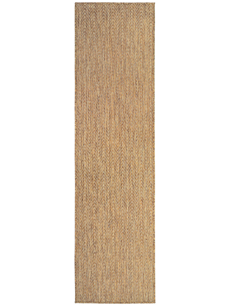 Horizon Indoor/Outdoor HOZ02 Natural 2' x 6' Rug